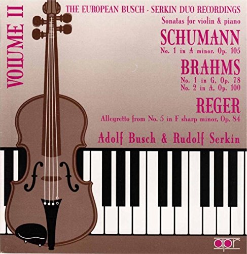 CD cover for Busch-Serkin Duo recordings featuring violin and piano.