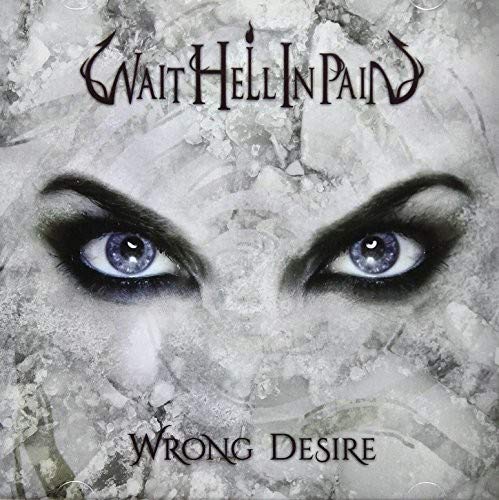 "Album cover with a close-up of a face and piercing blue eyes."