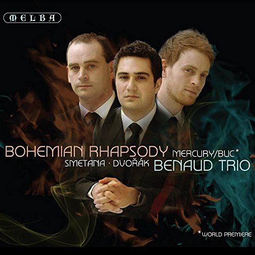 Album cover featuring three men in suits against a dark, smoky background.