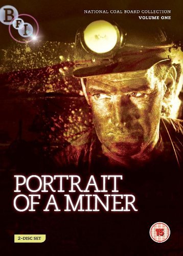 DVD cover featuring a close-up of a coal miner wearing a helmet with a light.