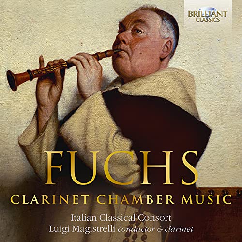 CD cover featuring a painting of a man playing a clarinet.