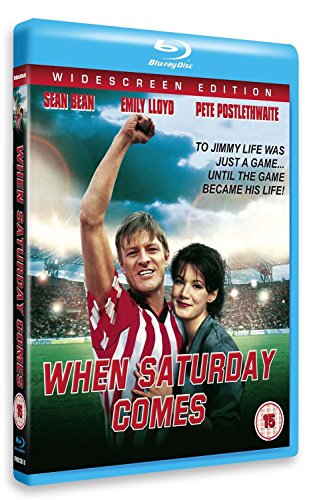 Blue "When Saturday Comes" Blu-ray case with a man and woman on the cover.