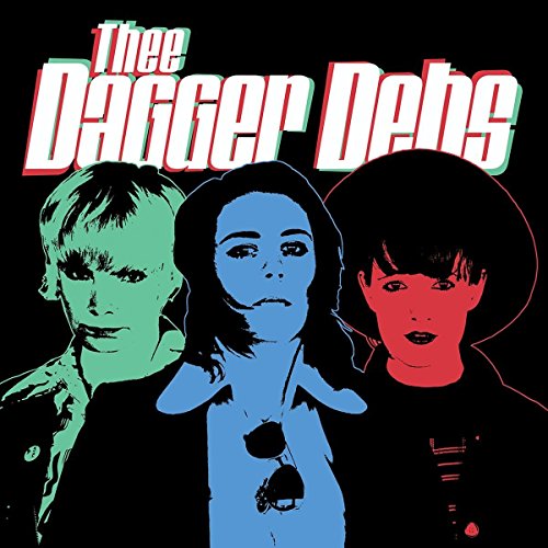 Album cover with three stylized portraits in red, blue, and green.