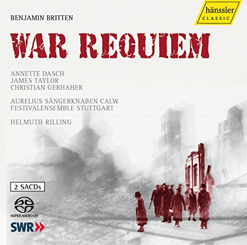 CD cover for Britten’s War Requiem, featuring silhouetted figures.