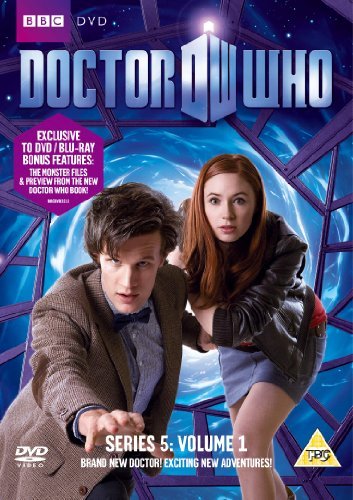 Doctor Who Series 5 Vol 1 DVD cover with the Doctor and Amy Pond.