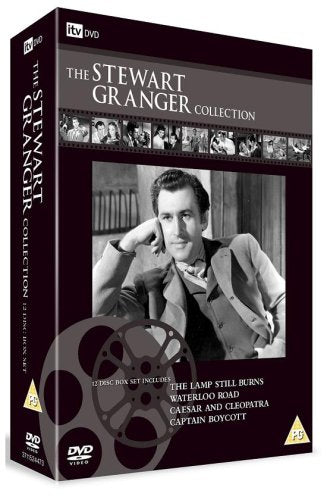 DVD box set featuring Stewart Granger, with a black and white portrait on the cover.
