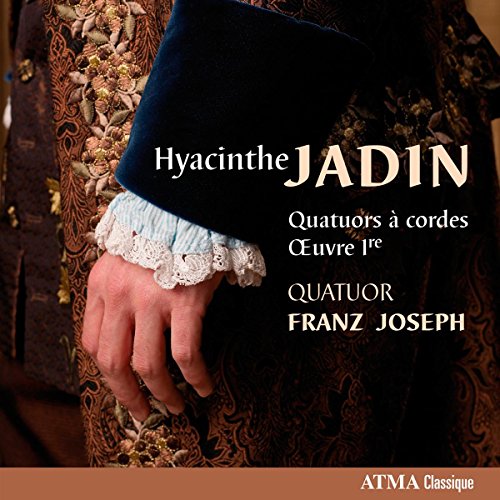 CD cover with ornate sleeve and text "Hyacinthe JADIN Quatuor Franz Joseph".
