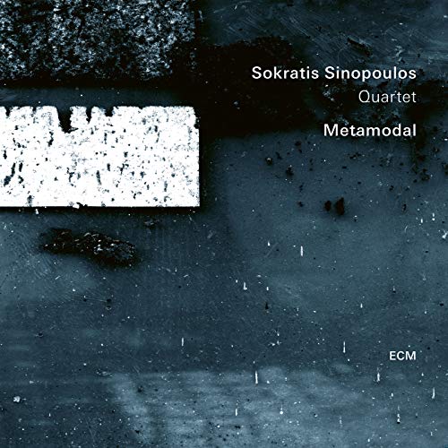 "CD cover with abstract dark blue background and white text."