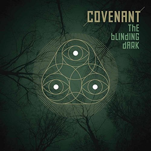 AlbumLB album cover with a geometric eye symbol over a dark forest background.