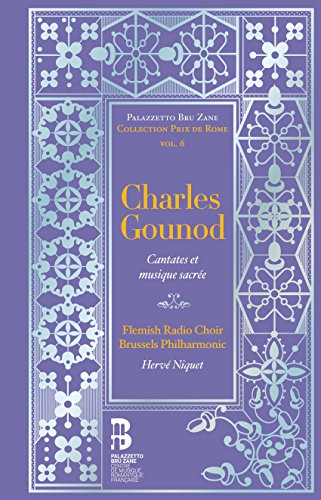 Purple CD cover with yellow text and blue floral border, yellow stripe on left side.