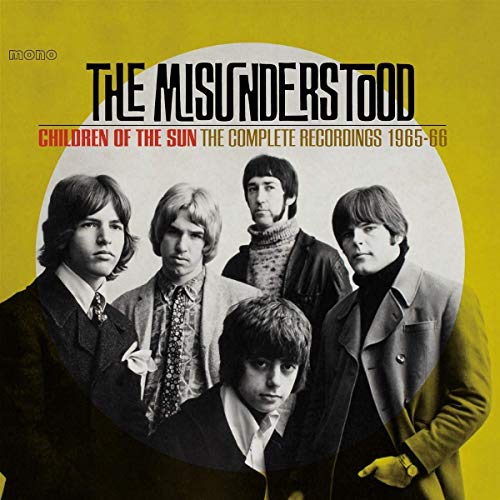 Album cover for The Misunderstood's "Children Of The Sun" featuring four young men.