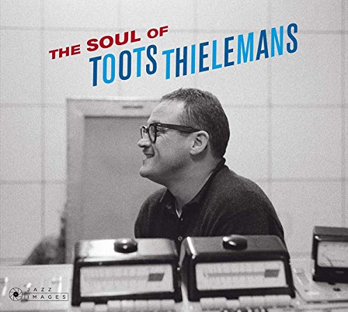 Black and white album cover featuring jazz musician Toots Thielemans.