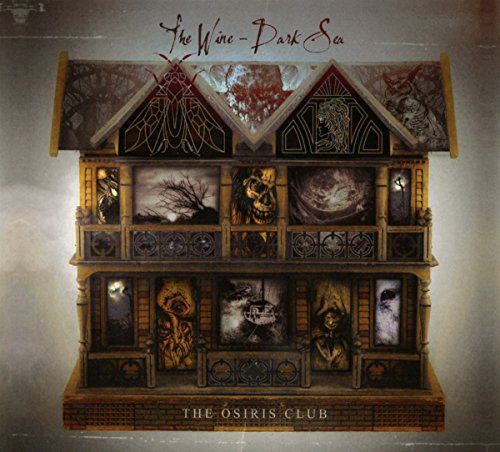 Album cover for The Osiris Club’s “The Wine-Dark Sea” featuring a dollhouse.