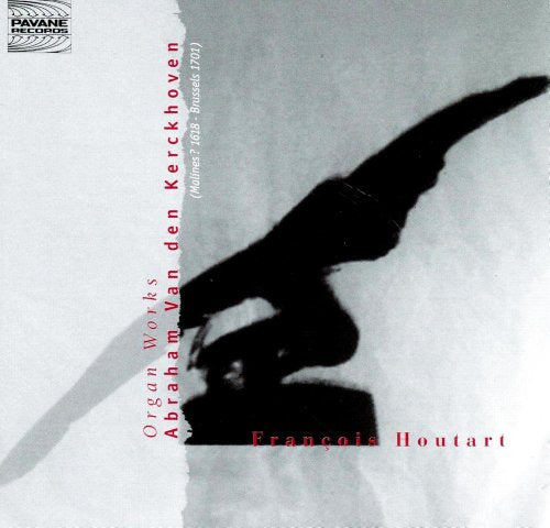 CD cover with abstract black quill and red text: "Houtart - Van den Kerckhoven".