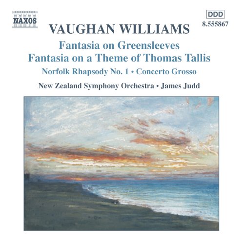 "CD cover featuring a serene beach scene at dusk with cloudy sky."