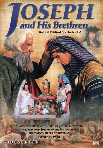 DVD cover for "Joseph And His Brethren" depicting biblical figures.
