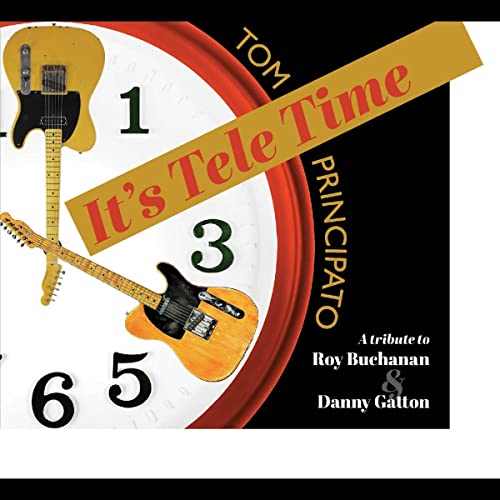 CD cover featuring guitars and a clock, honoring Buchanan & Gatton.