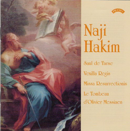CD cover featuring Renaissance painting of angels and composer Naji Hakim’s name.