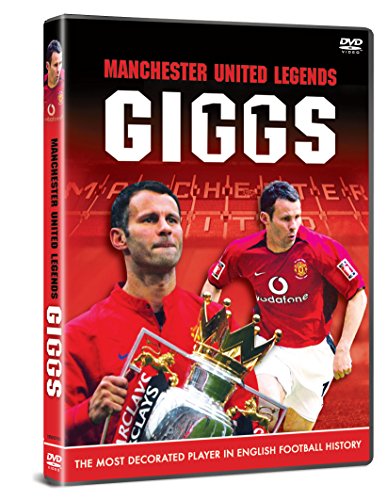 DVD cover featuring Ryan Giggs holding a trophy, wearing a red Manchester United jersey.