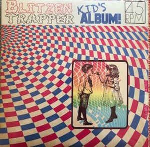 "Vinyl record cover with checkered background and illustration of a man and woman dancing."