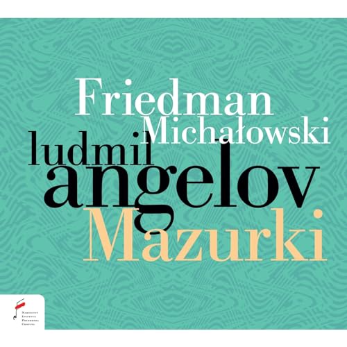 CD cover with teal background and stacked white and black text.