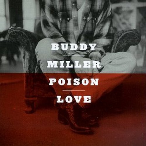 "Album cover featuring a man sitting on an ornate chair, wearing plaid shirt and boots."