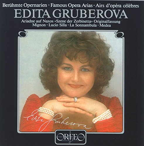 CD cover featuring portrait of opera singer Edita Gruberova.