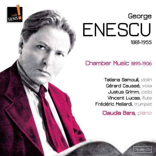 CD cover featuring composer George Enescu and musician names.