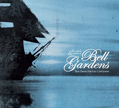 "Album cover with a blue-toned shipwreck image and white text."