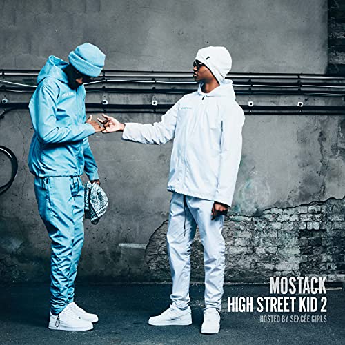 Two men in tracksuits facing each other, album cover for "High Street Kid 2".