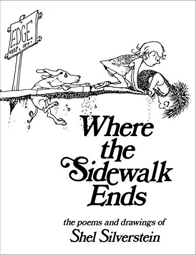"Book cover with black and white illustration of a girl and dog on a tightrope."