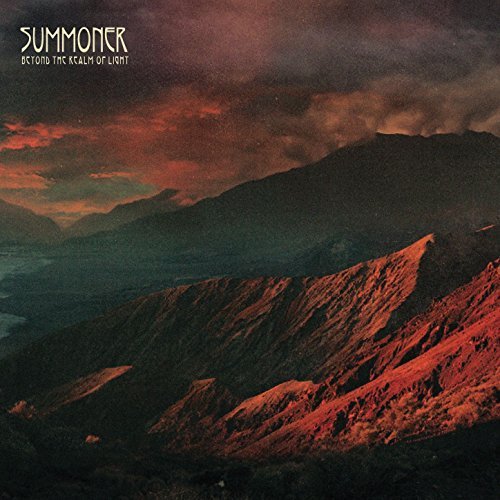 CD cover for "Summoner - Beyond The Realm Of Light" with a mountainous landscape.