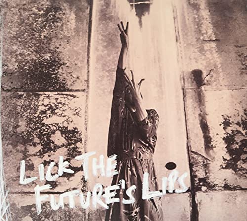 "CD cover with sepia-toned image of a person reaching up against a wall."