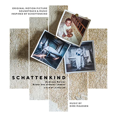 CD cover for āSchattenkindā soundtrack featuring fragmented photos of children.