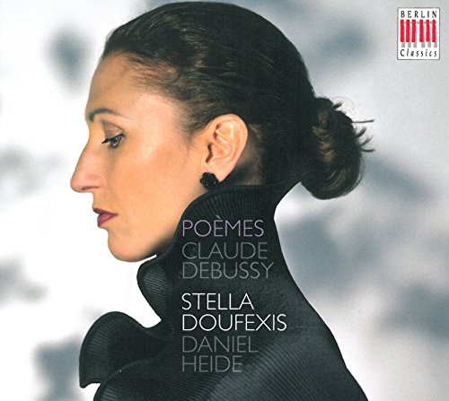 CD cover featuring a woman in a black turtleneck, with text and a logo.