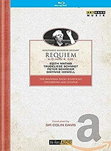 A Blu-ray cover featuring Mozart with red and blue accents and text.