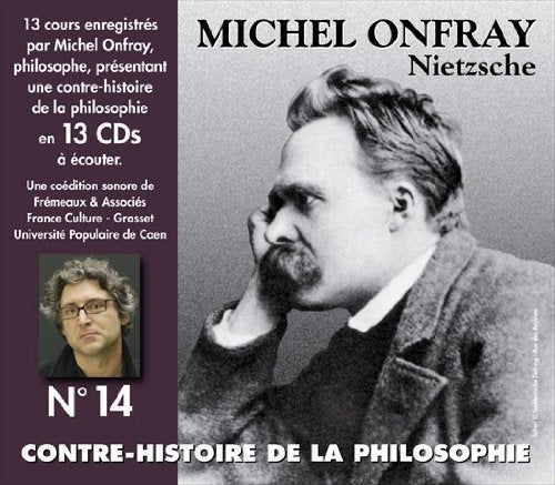 CD cover for Michel Onfray’s philosophical lecture series on Nietzsche.