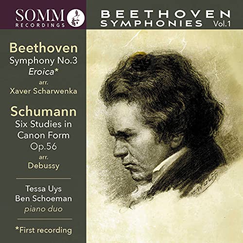 CD cover featuring a portrait of Beethoven and text listing composers/performers.