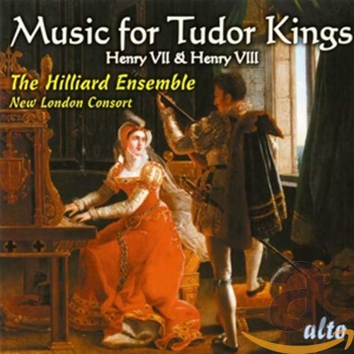 CD cover: Renaissance figures with musical instruments, titled "Music for Tudor Kings".