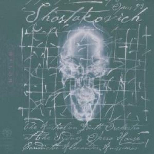 A CD cover featuring a white skull on a green background with cursive text.