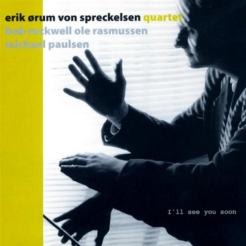 "CD cover with a black-and-white image of a man holding a conductor's baton."