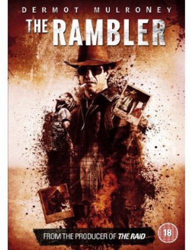 DVD cover for "The Rambler" featuring a man in a hat and photos.