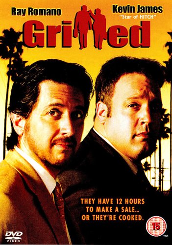 DVD cover for "Grilled" featuring Ray Romano and Kevin James against a yellow background.