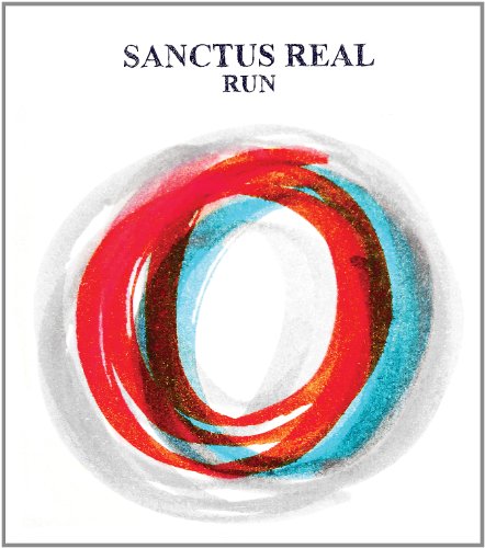 CD cover for Sanctus Real’s “Run” with abstract red and blue circle.