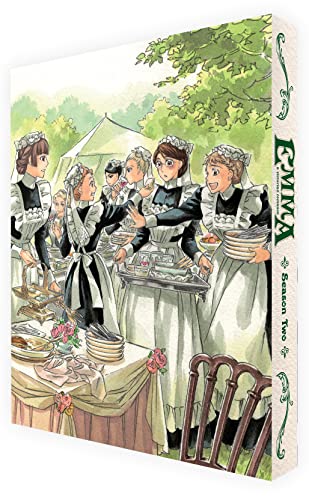 Blu-ray cover for "Emma: Season Two" depicts Victorian women with food.