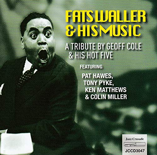 "Fats Waller & His Music" CD cover featuring a man singing at a piano.