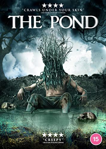DVD cover for "The Pond" depicting a creature in murky water.