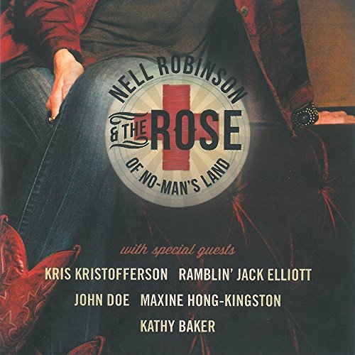 Album cover featuring a person in red shirt and jeans, with guest artists listed.