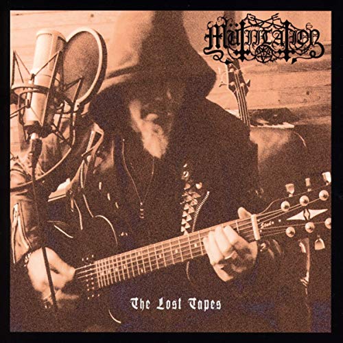 Album cover featuring a person in a hooded jacket playing an electric guitar.