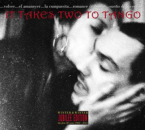 Black and white album cover with a couple embracing, titled "It Takes Two To Tango".